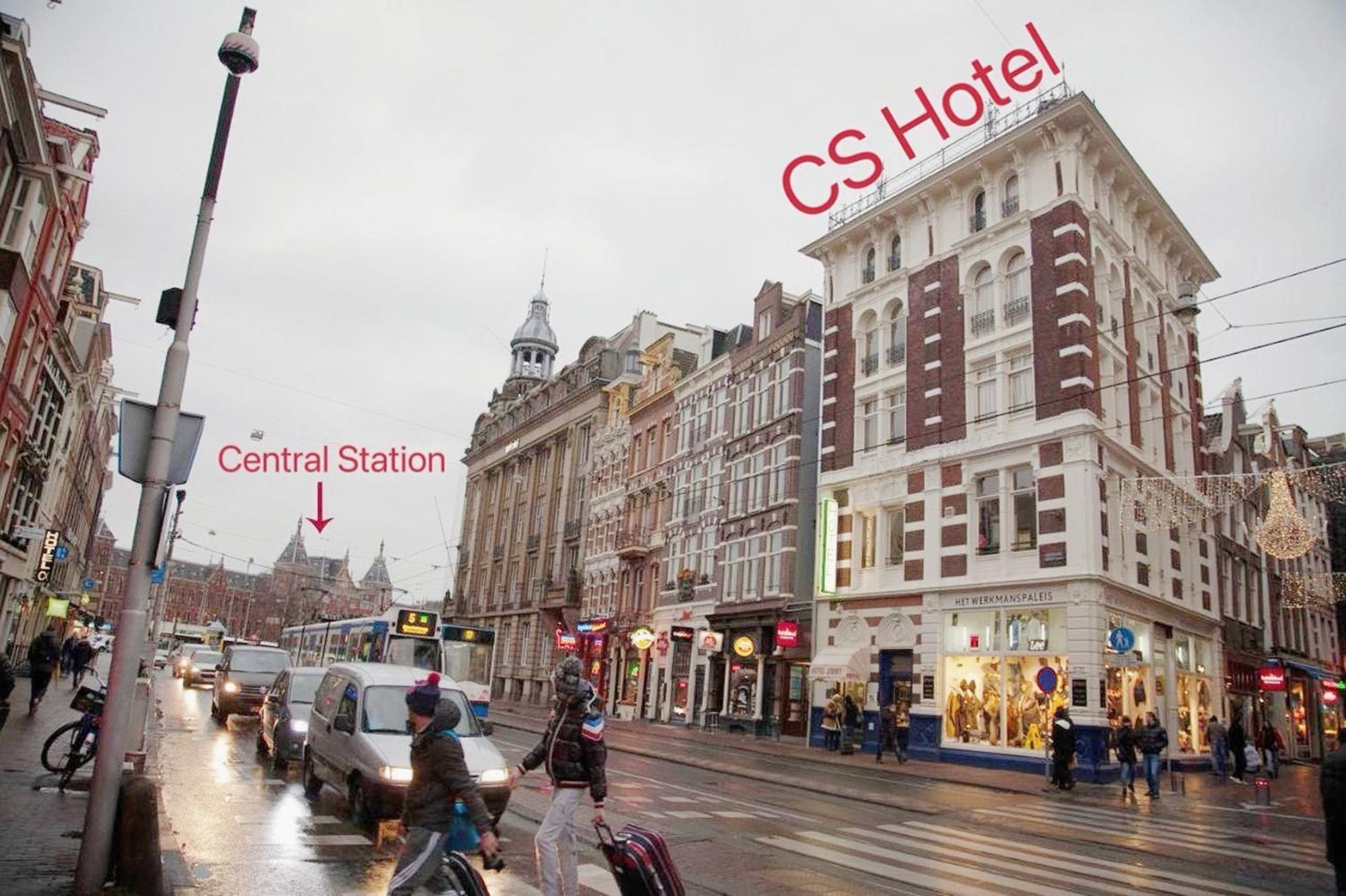 Cs Hotel Амстердам Екстериор снимка